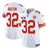 Men & Women & Youth Kansas City Chiefs #32 Nick Bolton White F.U.S.E. Super Bowl LVIII Patch Vapor Untouchable Limited Jersey,baseball caps,new era cap wholesale,wholesale hats